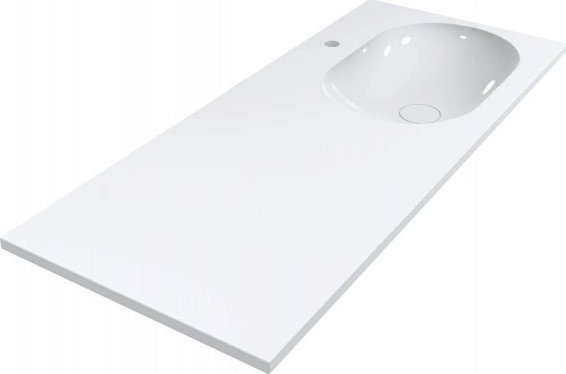 Umywalka Miraggio Umywalka nablatowa prawa 120 x 50 cm