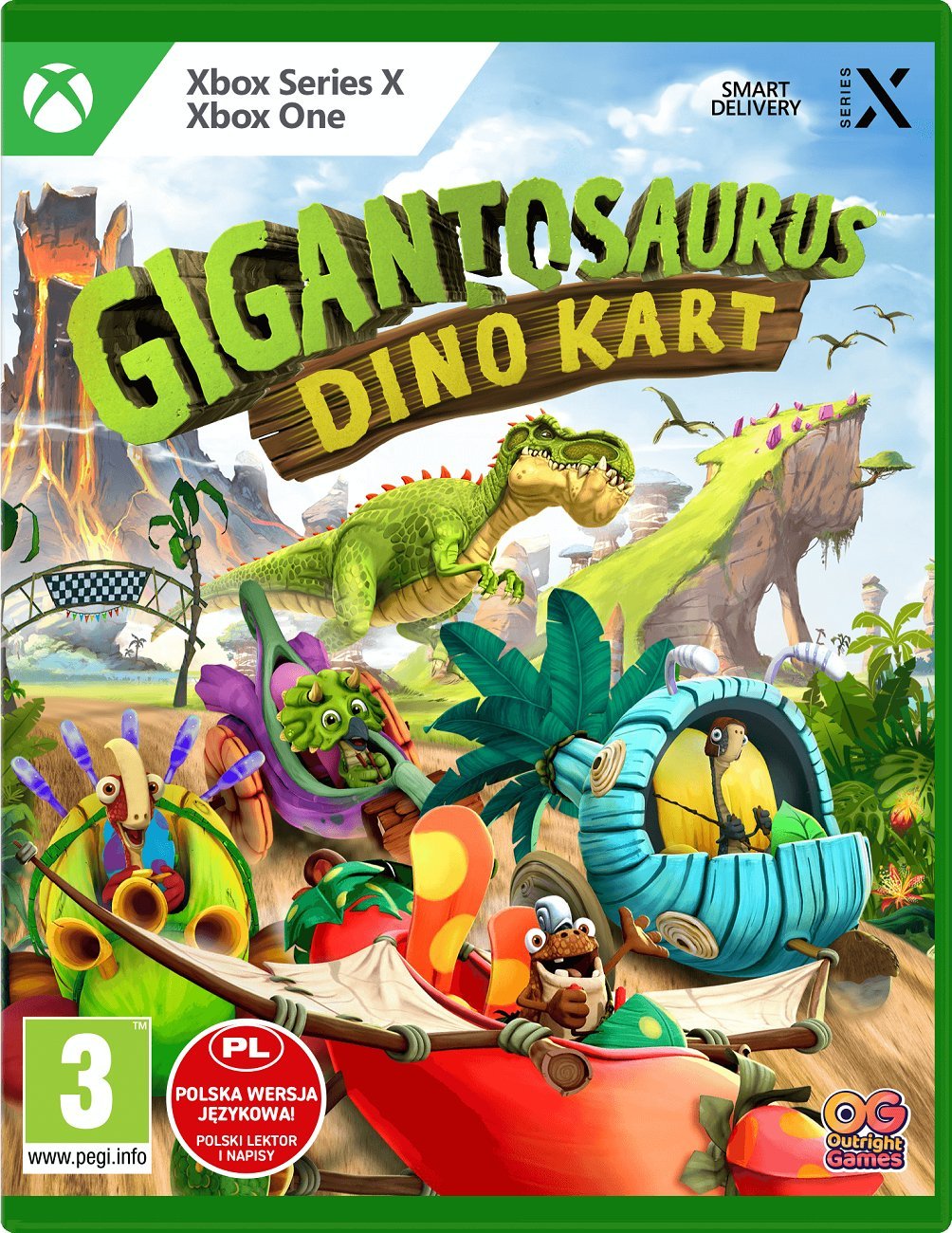Gigantosaurus (Gigantozaur): Dino Kart Xbox One • Xbox Series X