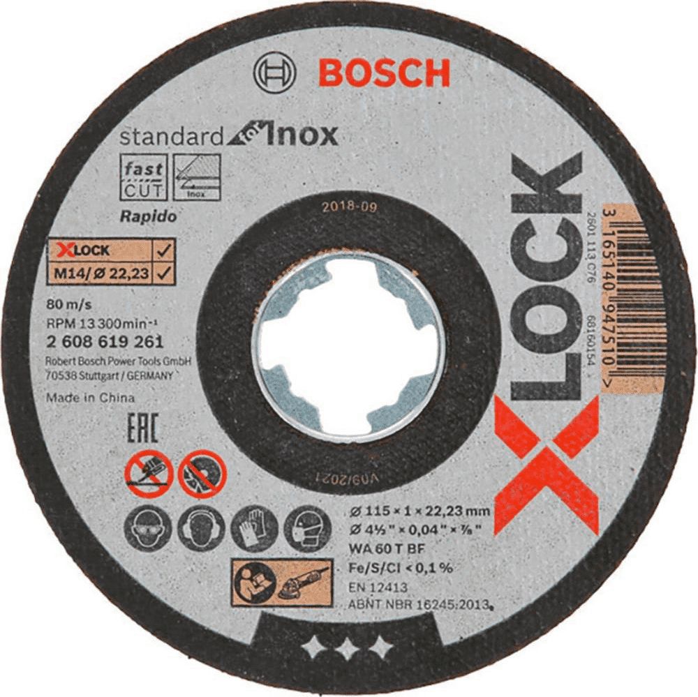 Bosch X-LOCK tarcza tnąca Inox 10x115x1mm (2608619266)