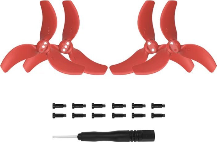 SunnyLife ŚMIGŁA DO DRONA DJI AVATA 2 - ZESTAW 4 SZT. - RED - KOD 3032S