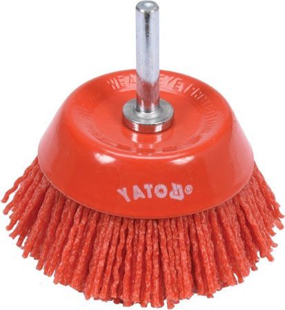 Yato Szczotka tarczowa z trzpieniem nylonowa 75mm (YT-47782)