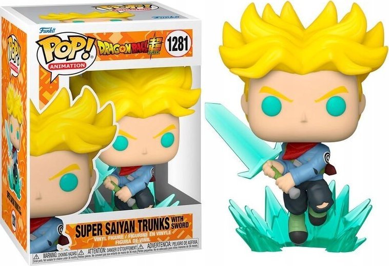 Figurka Funko POP Animation: Dragon Ball Super - Super Saiyan Trunks (with Sword)