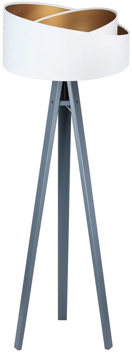 Lampa stojąca GEMSTONE biała/złota/szara BPS KONCEPT