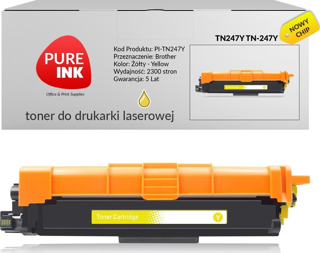 Toner Pureink Yellow Zamiennik TN-247