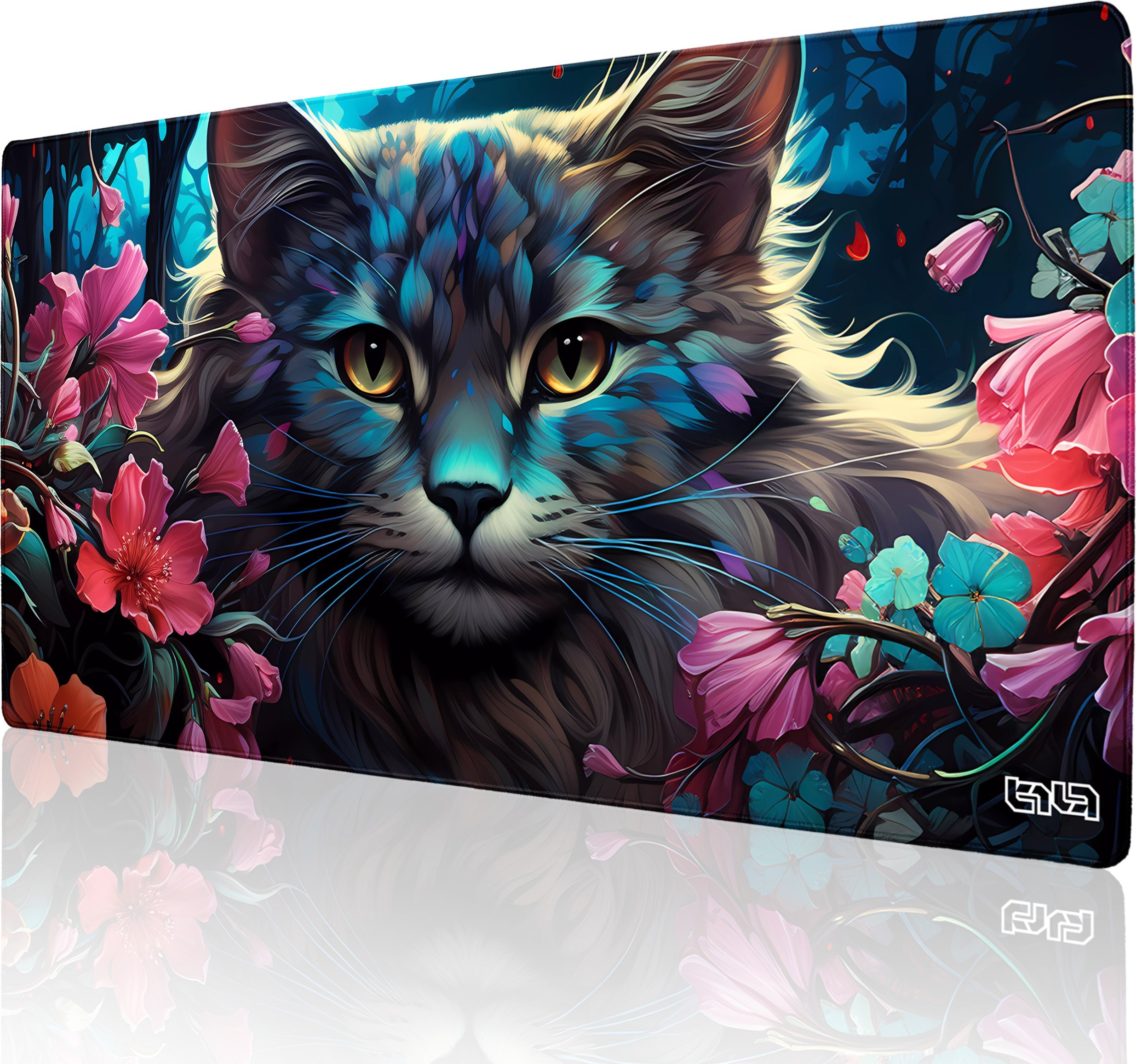 Podkładka Tilt PODKŁADKA GAMINGOWA Bukiet z Kotka 100x50 TILT Prezent Wodoodporna