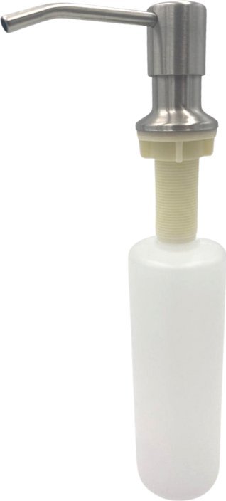 Dozownik do mydła Delvant DELVANT DOZOWNIK PŁYNU MYDŁA ZLEWOZMYWAK SREBRNY