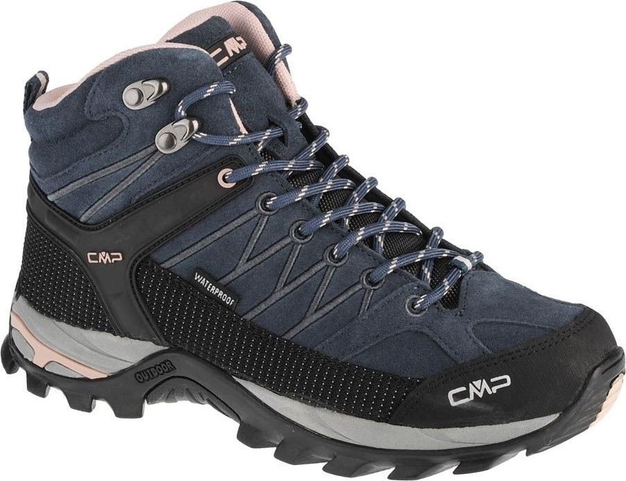 Buty trekkingowe damskie CMP Rigel Mid czarno-niebieskie r. 39