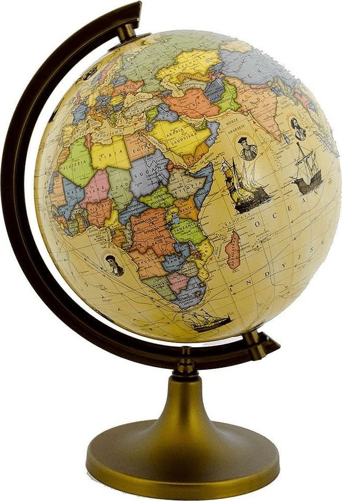 Zachem Globus 220 z trasami odkrywców