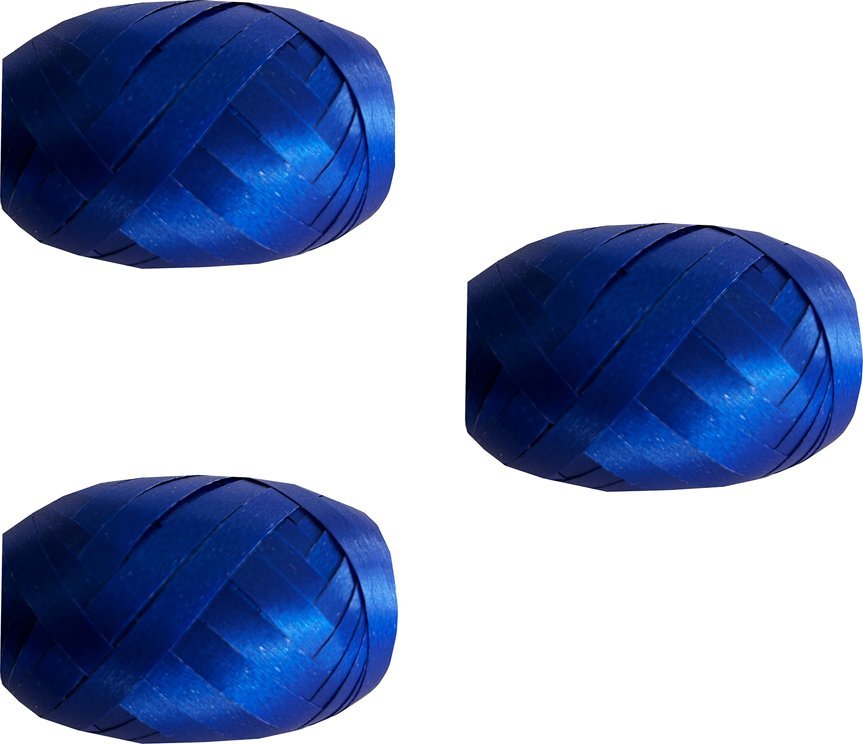 Tasiemka wstążka granatowa metalizowana 3 szt x 20m 0,5cm W73