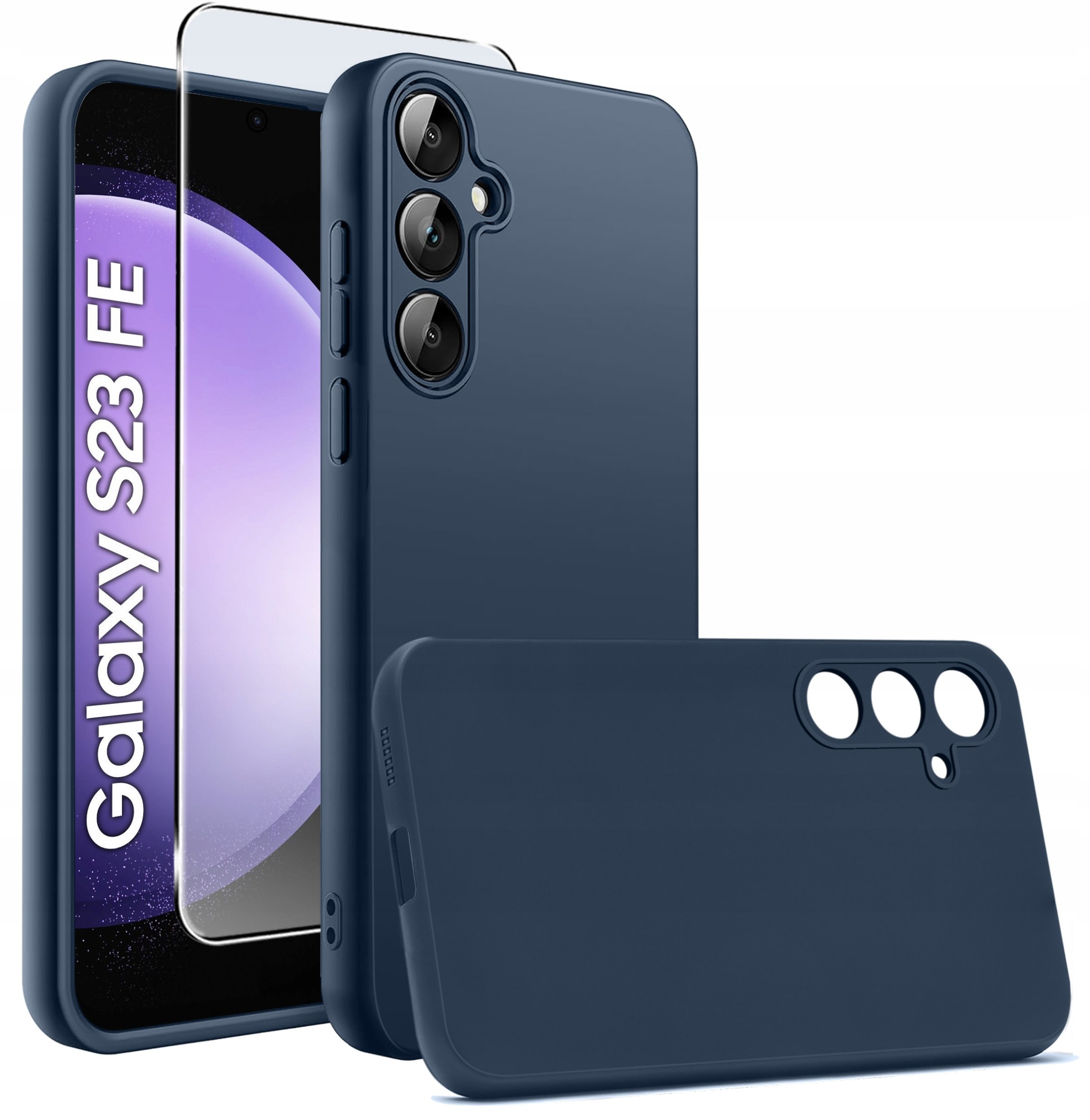 ETUI do Samsung Galaxy S23 FE CASE MATT + SZKŁO 9H