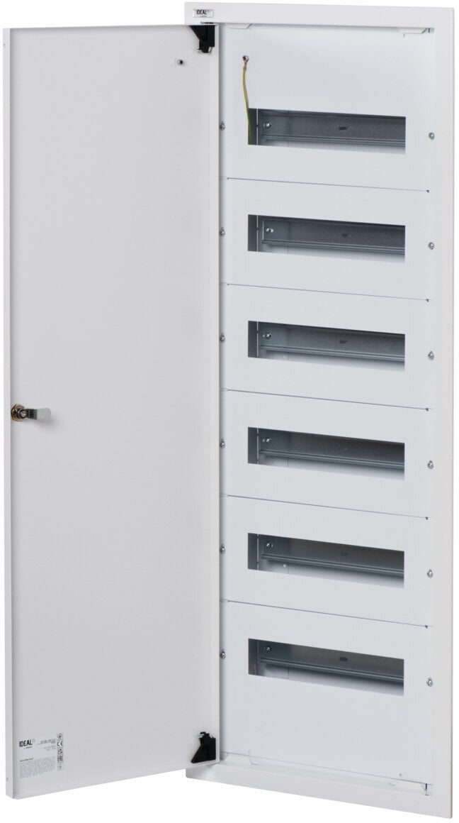 Rozdzielnica modułowa metalowa 6x12 podtynkowa IP30 N+PE I klasa drzwi białe KP-DB-I-MF-612 biały 35685