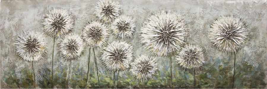 Witek Home Obraz na płótnie 50x150cm Dmuchawce