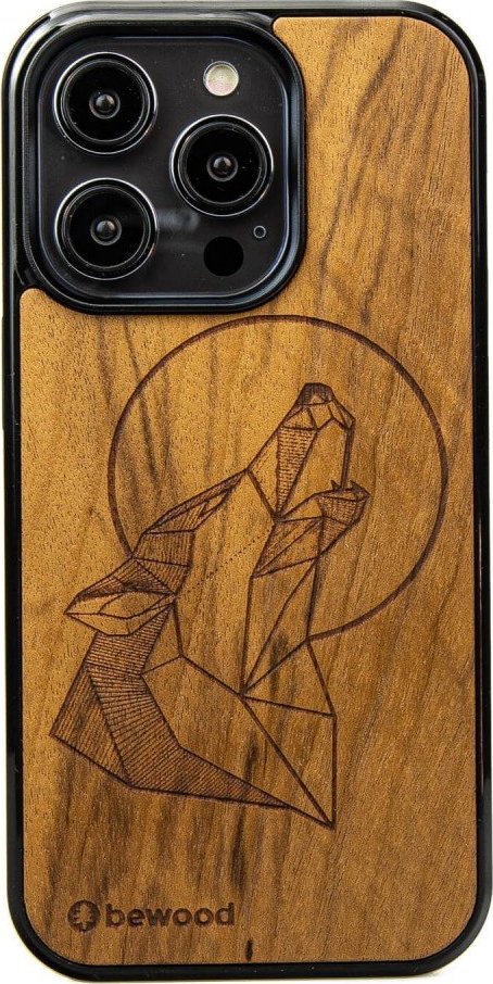 BeWood Drewniane Etui Bewood na iPhone 14 Pro WILK IMBUIA