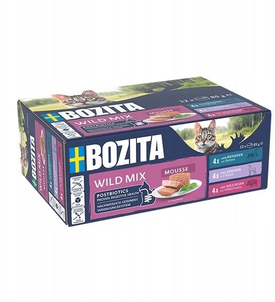 Bozita Mousse Mixed Wild 12x85g