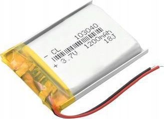 Liter Energy Battery Akumulator Li-Poly 1200mAh 3.7V 103040