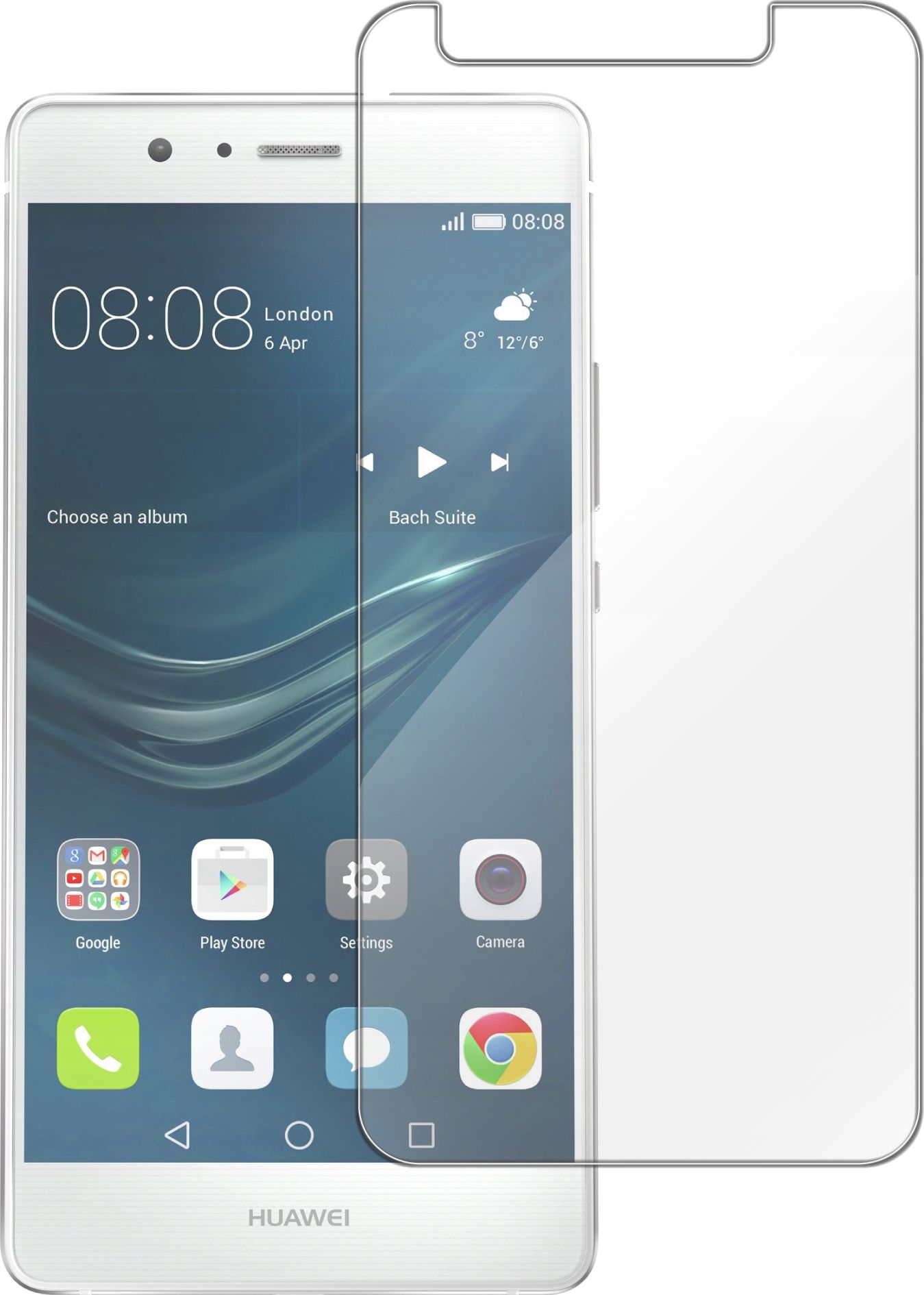 etumi Szkło Hartowane Do Huawei P9 Lite Szybka Na Ekran Szkiełko Ochronne Na Ekran Twarde Płaskie Przód / Ochrona Matrycy Telefonu Glas0144