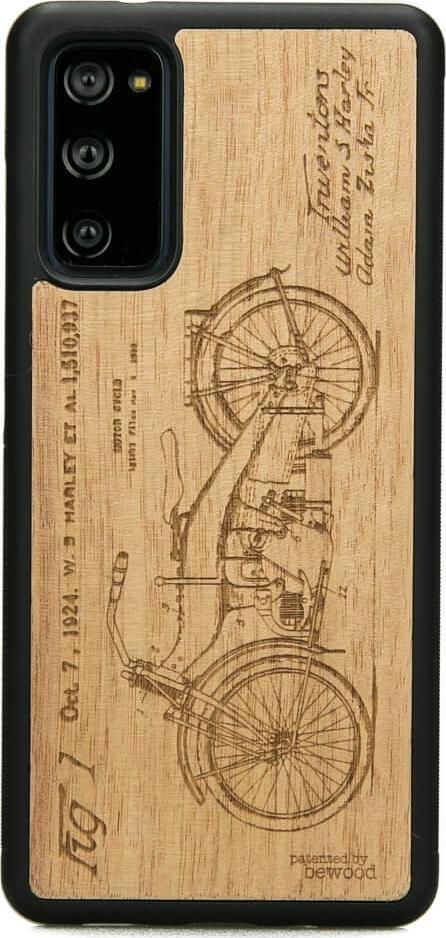BeWood Drewniane Etui Samsung Galaxy S20 FE HARLEY PATENT ANIEGRE