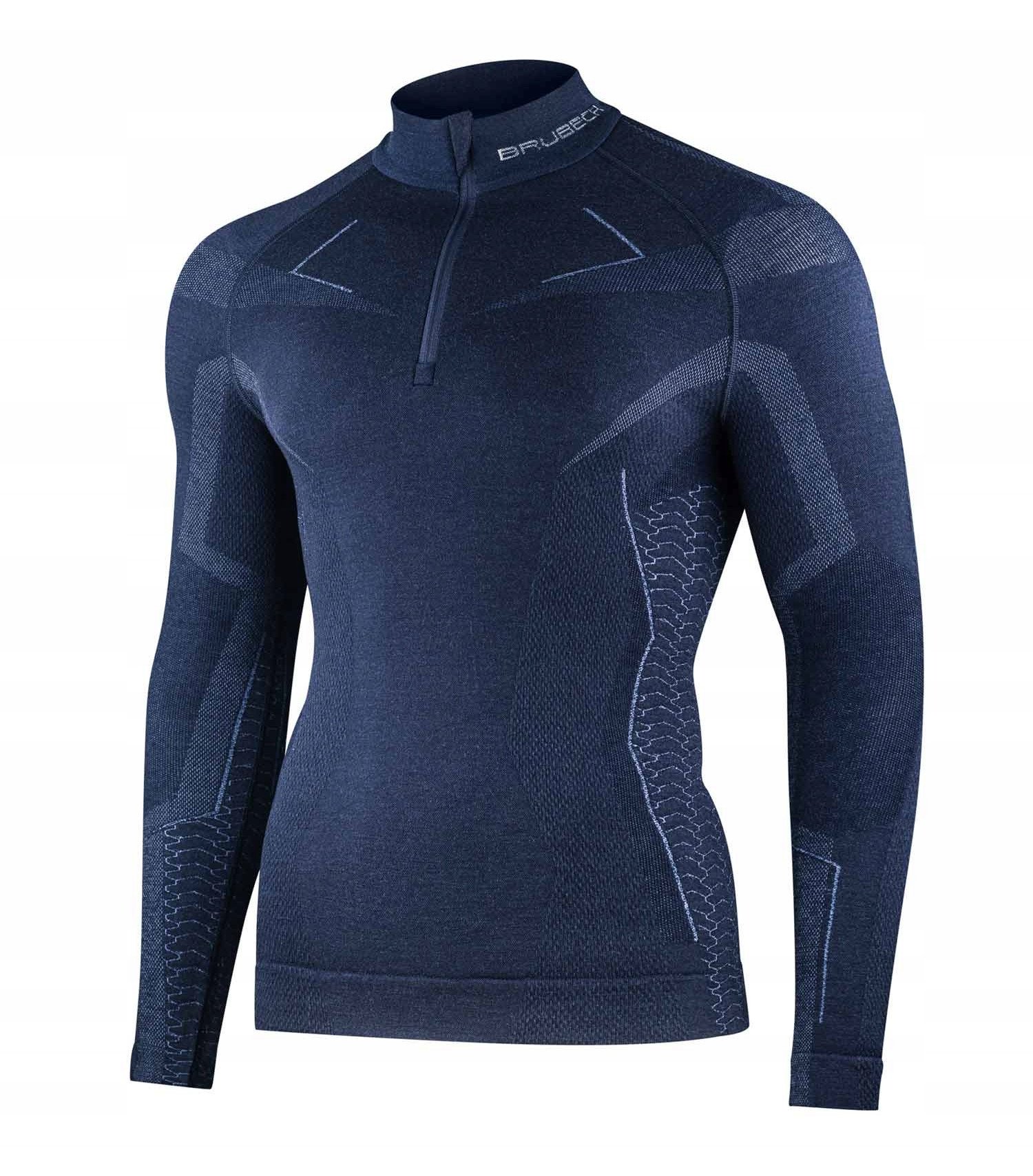 LS1610M Bluza męska z krótkim ekspresem EXTREME MERINO granatowy M