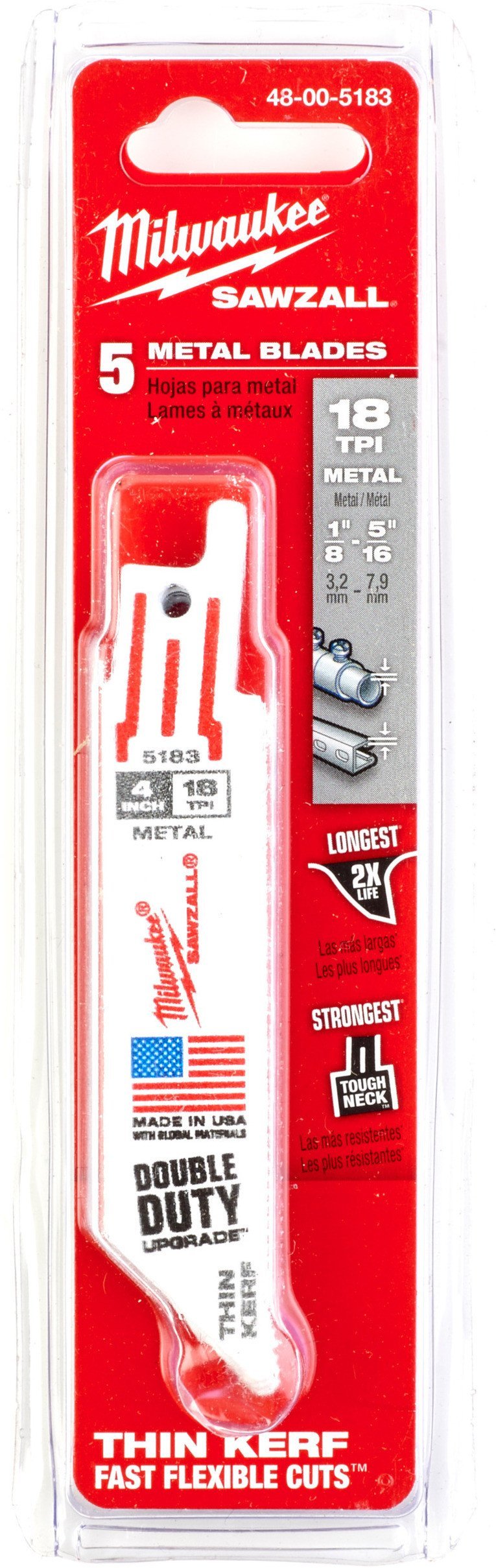 MILWAUKEE BRZESZCZOT S BIMETAL 100mm/18T /5szt.