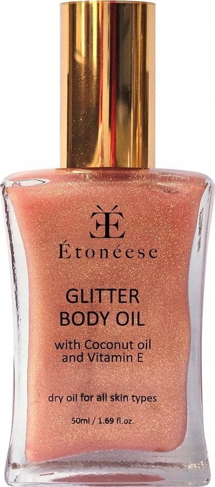 Alkotest ETONEESE_Suchy olejek do ciała ze złotymi drobinkami Glow Rose 100ml