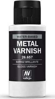 Vallejo Metal Color 26.657 Gloss Metal Varnish Vallejo uniwersalny