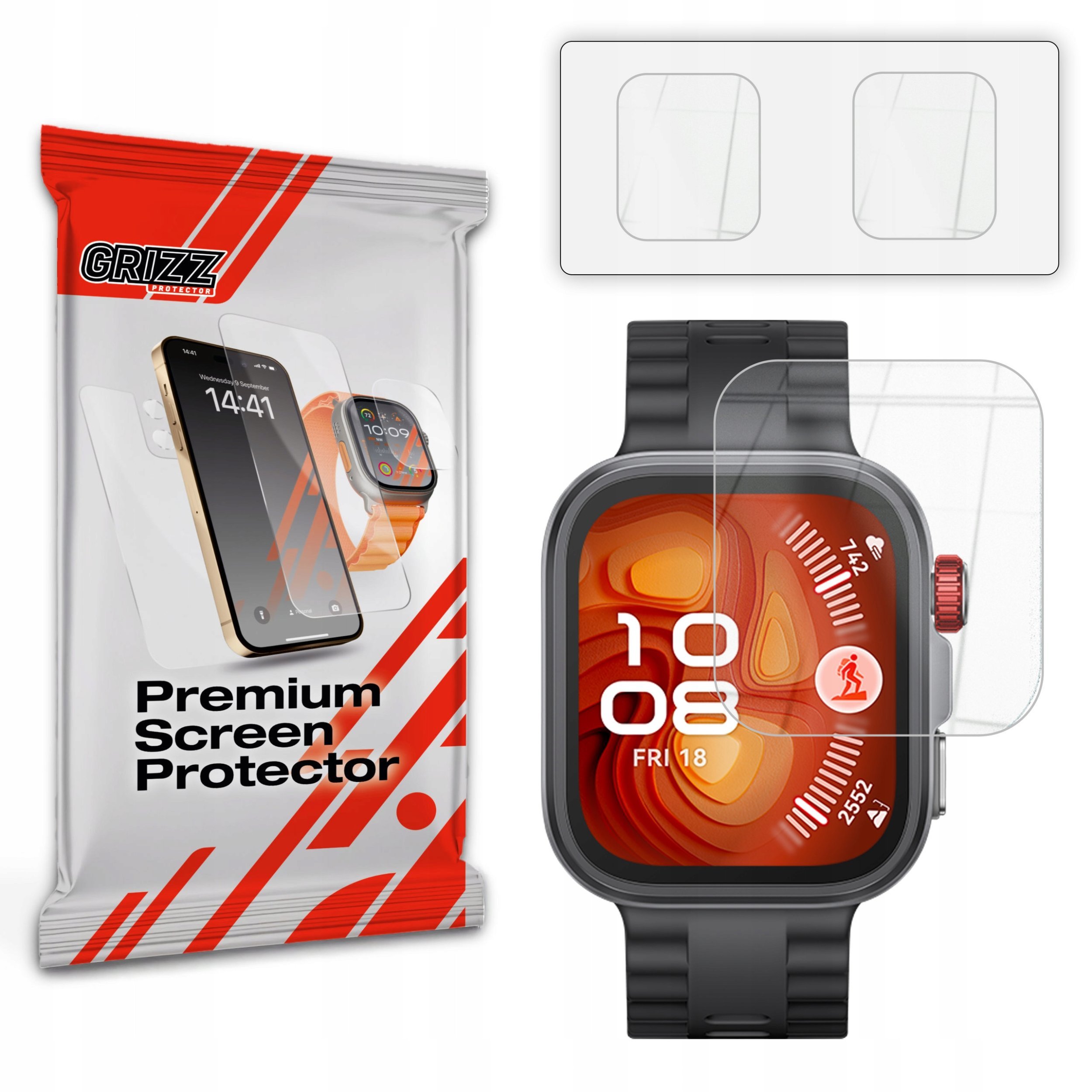 Szkło hybrydowe GrizzGlass HybridGlass do Huawei Watch Fit 4 Pro