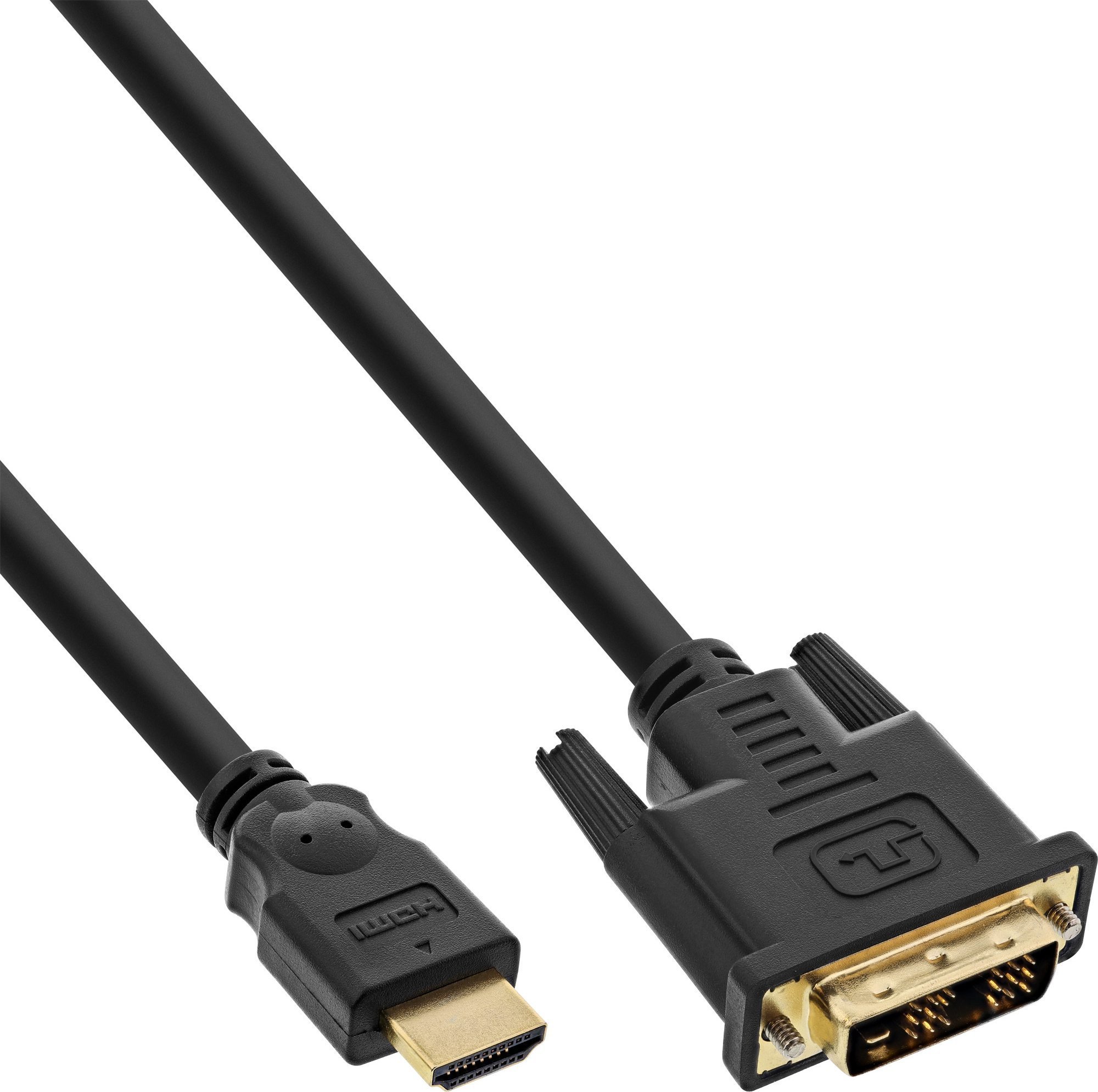 Kabel InLine HDMI - DVI-D 0.5m czarny (17659P)