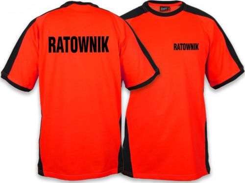 North Wind + medical Koszulka RATOWNIK męska FLUO