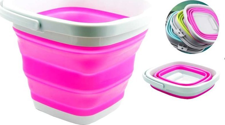 Jagiełło Wiadro uniwersalne z rączką Mix kolorów 6 L