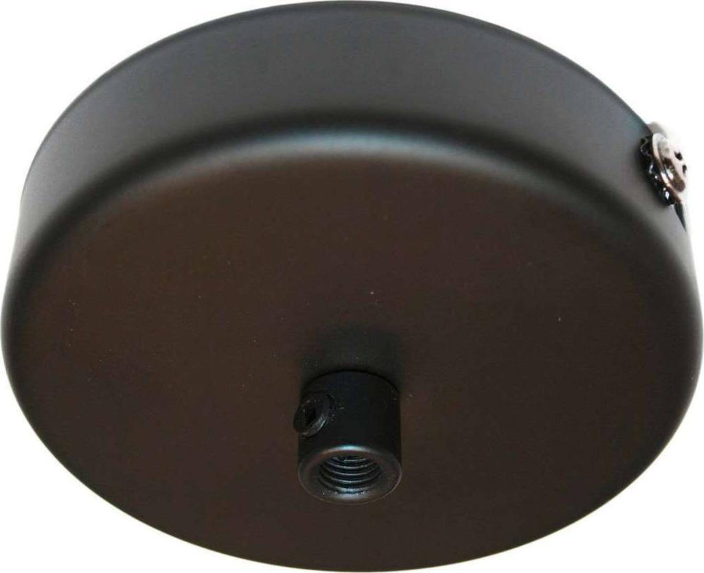 Markslojd Metalowa podsufitka ARTO 105537 Markslojd okrągła ROZETA do lampy wiszącej czarna