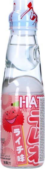Hatakosen Napój Ramune Lychee, japońska oranżada o smaku liczi 200ml - Hata Kosen
