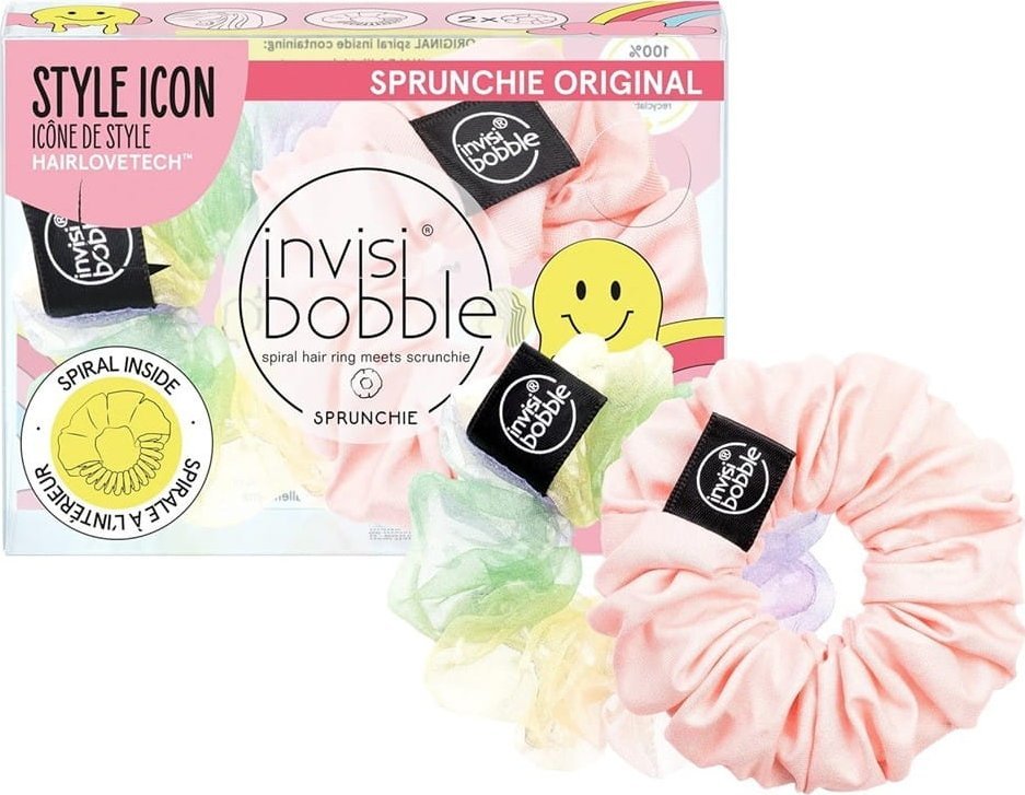 Invisibobble Gumki do Włosów Invisibobble Sprunchie Retro dreamin 2 Części