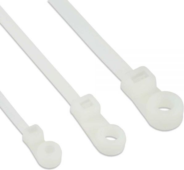 Organizer InLine Opaska zaciskowa Biały 100 sztuk (59975C)