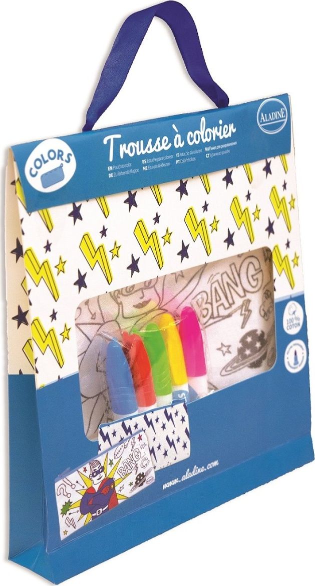 Aladine Piórnik do pokolorowania Superbohater