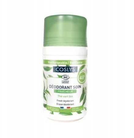 Coslys, Dezodorant odświeżający z cynkiem, roll-on, 50 ml