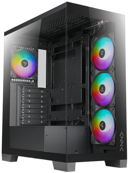 AZZA Cove 570 Miditower black 4xARGB Lüfter
