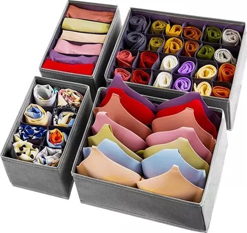 Ruhhy Organizer na bieliznę- zestaw 4 szt. 19914