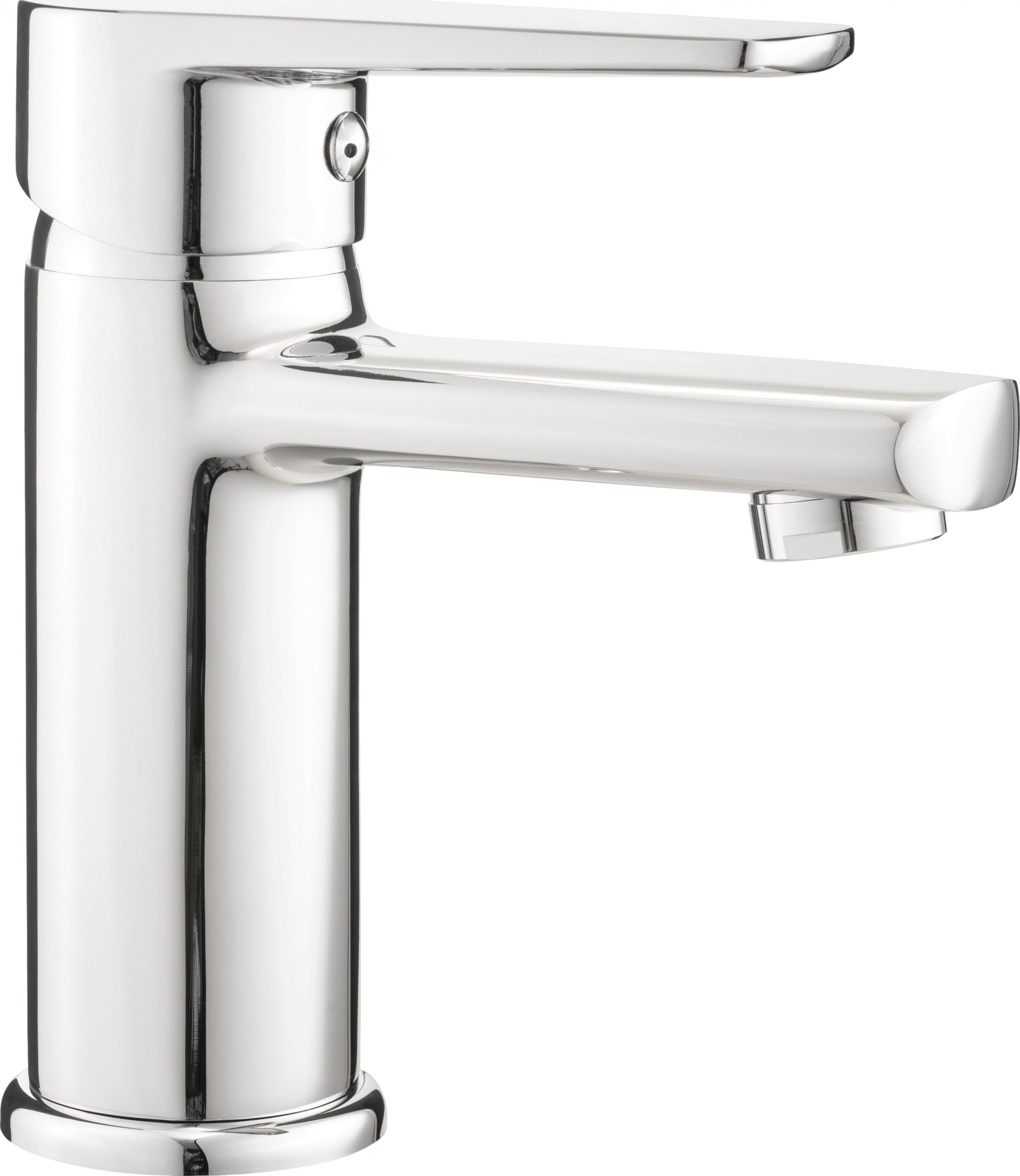 Bateria umywalkowa Deante Tubo stojąca chrom (BUT 020M)