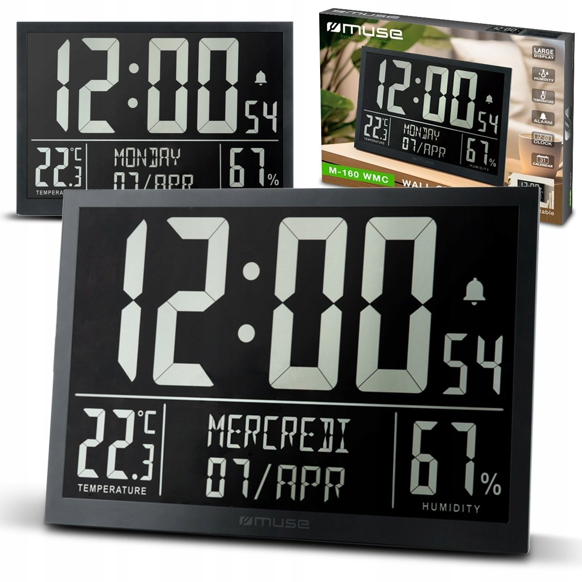 Muse M-160 WMC Wall Clock |