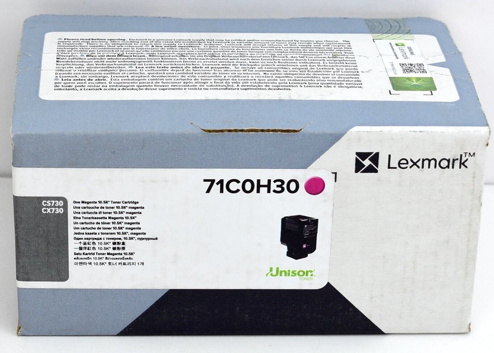 LEXMARK CS730 CX730 Mag 10.5K CRTG Toner