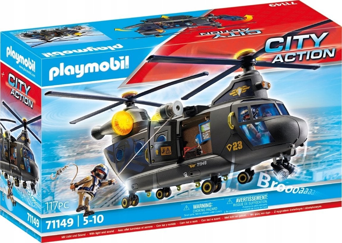 Playmobil Playmobil City Action Śmigłowiec ratunkowy jednostki specjalnej 71149
