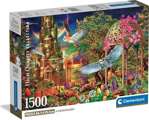 Clementoni Puzzle Compact Woodland Fantasy Garden 1500 elementów (31741)