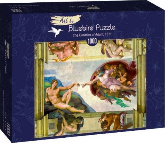 Bluebird Puzzle Puzzle 1000 Stworzenie Adama, Michał Anioł