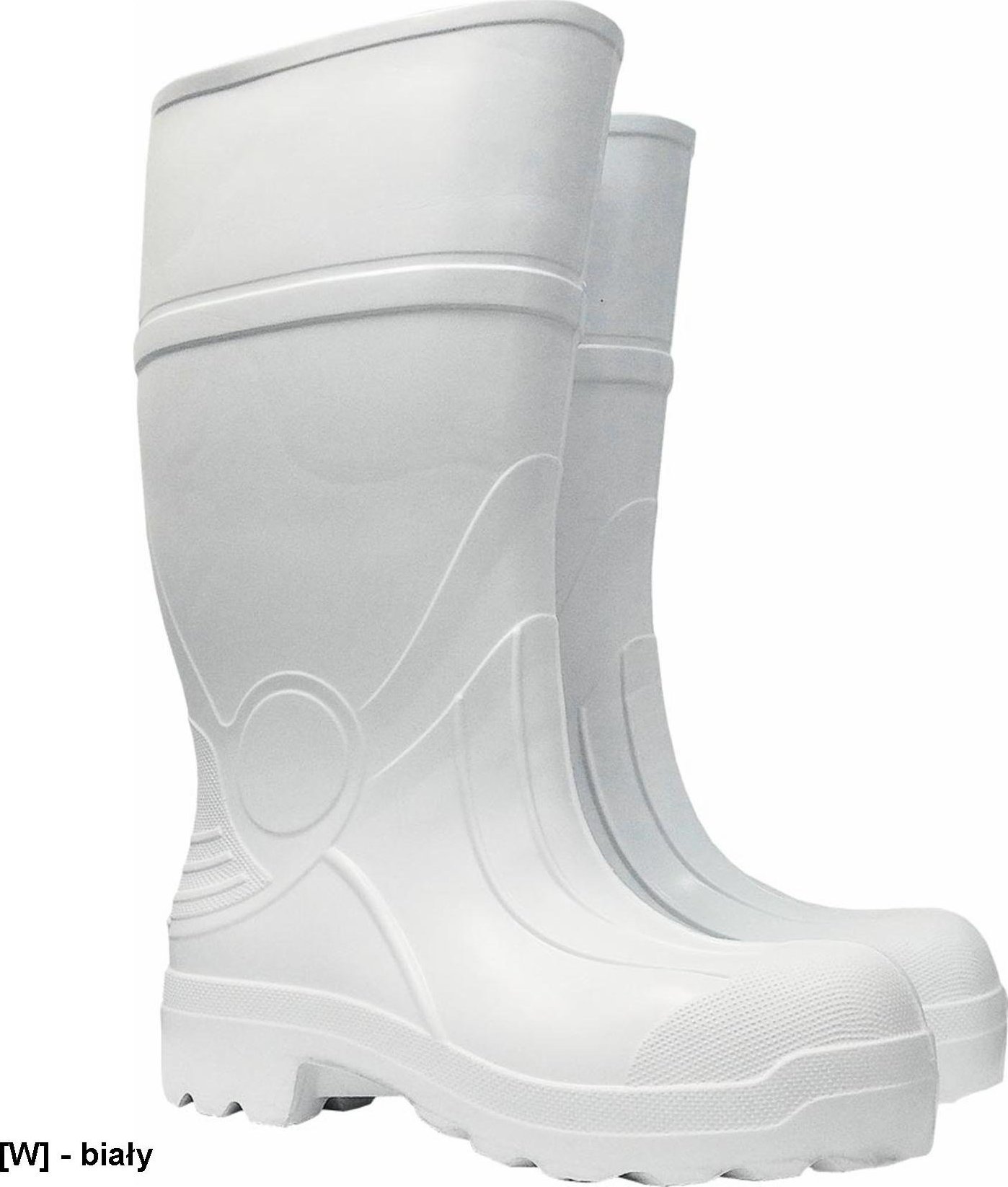 Demar BDPREDATOR OB E - buty męskie wysokie typu kalosz z tworzywa piankowego, termoizolacja do -30C - biały 43