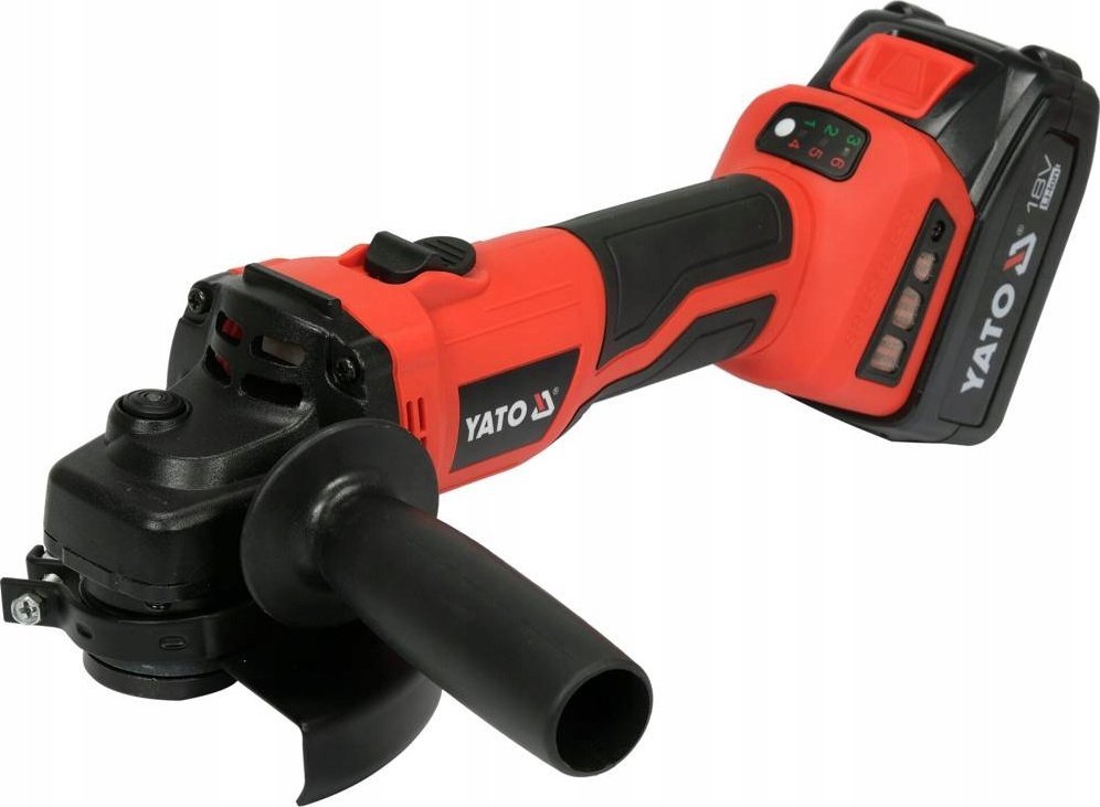 Szlifierka Yato SZLIFIERKA KÄTOWA 18V 125MM, BEZSZCZOTKOWA 1*4AH+ÅADOWARKA