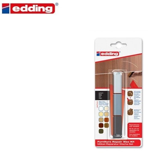 Edding 8901 4-8901-1-4001 Møbelre1 partions-vokssæt Sort