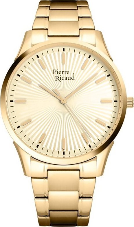 Zegarek Pierre Ricaud Zegarek męski Pierre Ricaud P91041.1111Q złoty