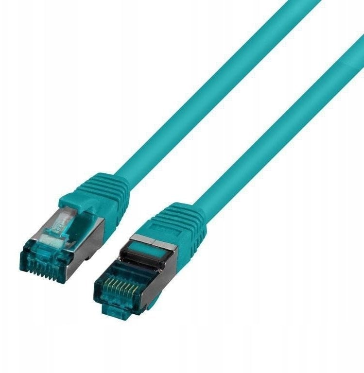 SecurityNET Kabel krosowy patchcord S/FTP kat.6A zielony 0,25m LSZH PC-6ASFTPLSZH-GN0.25