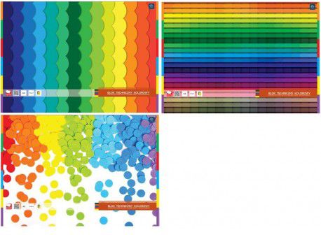 Interdruk Blok techniczny A3 10k kolorowy 10szt.
