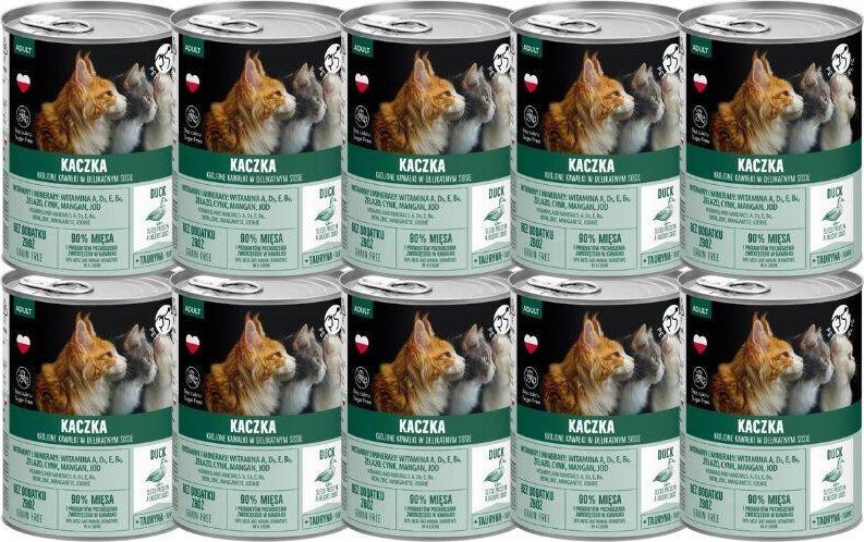 Pet Republic PetRepublic kawałki w sosie z kaczką 10x400g dla kota